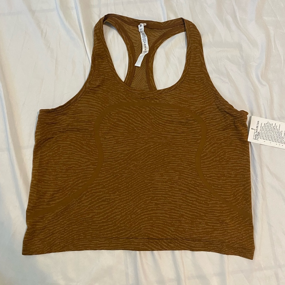 Lululemon Brown Racerback Tank Top